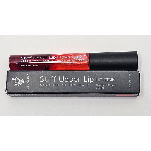 Younique Moodstruck Minerals Stiff Upper Lip, Lip Stain Shameless New in Box - Picture 1 of 6